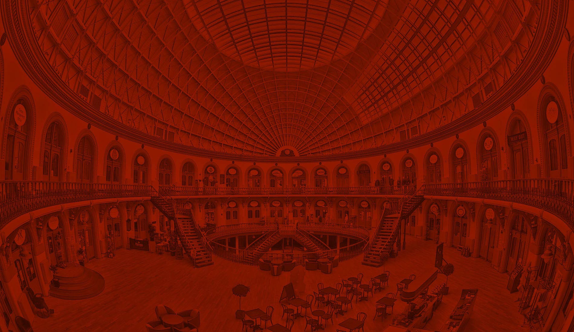 Leeds Corn Exchange Photography by Bevan Cockerill RED
