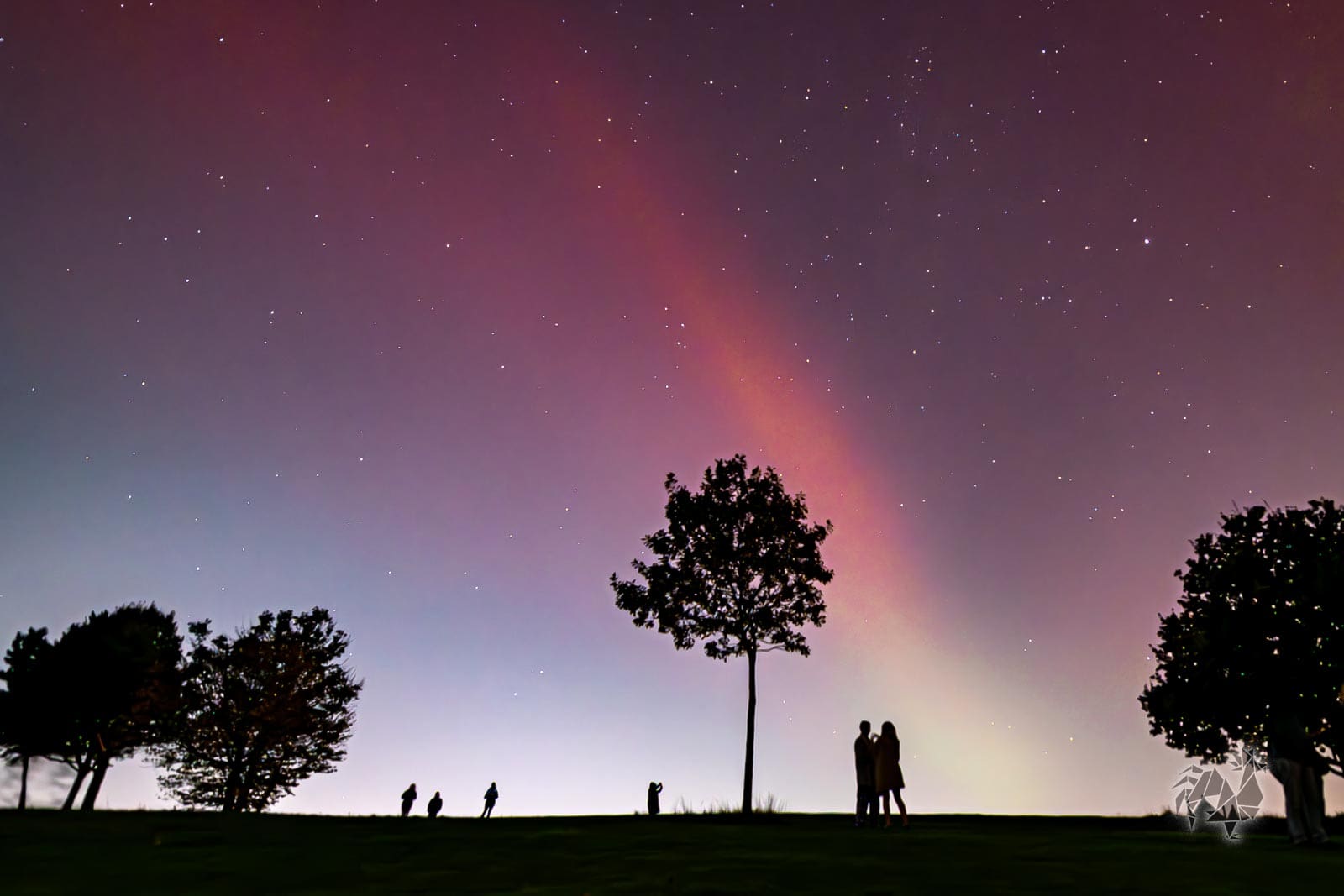 Aurora Borealis Northern Lights in Leeds by Bevan Cockerill