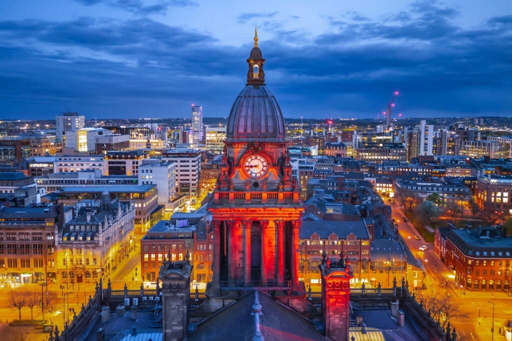 World Hemophilia Day Photos by Bexvan Cockerill- Leeds Town Hall in Red